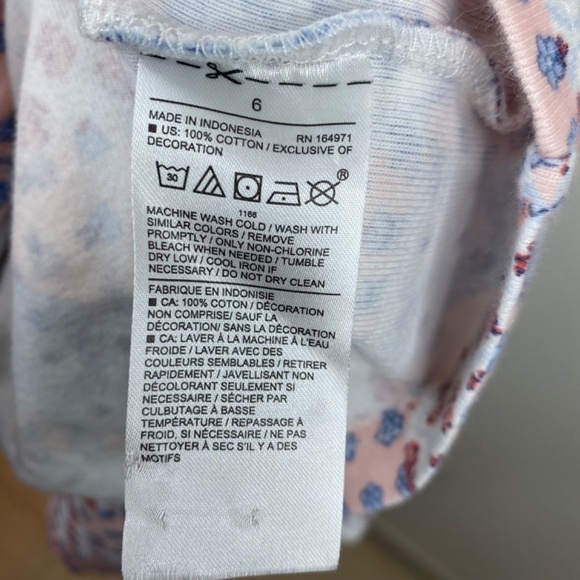 Janie and Jack Pajama Set Girls 6 Floral Patchwork Preppy Cotton Classic Easter - Picture 5 of 7